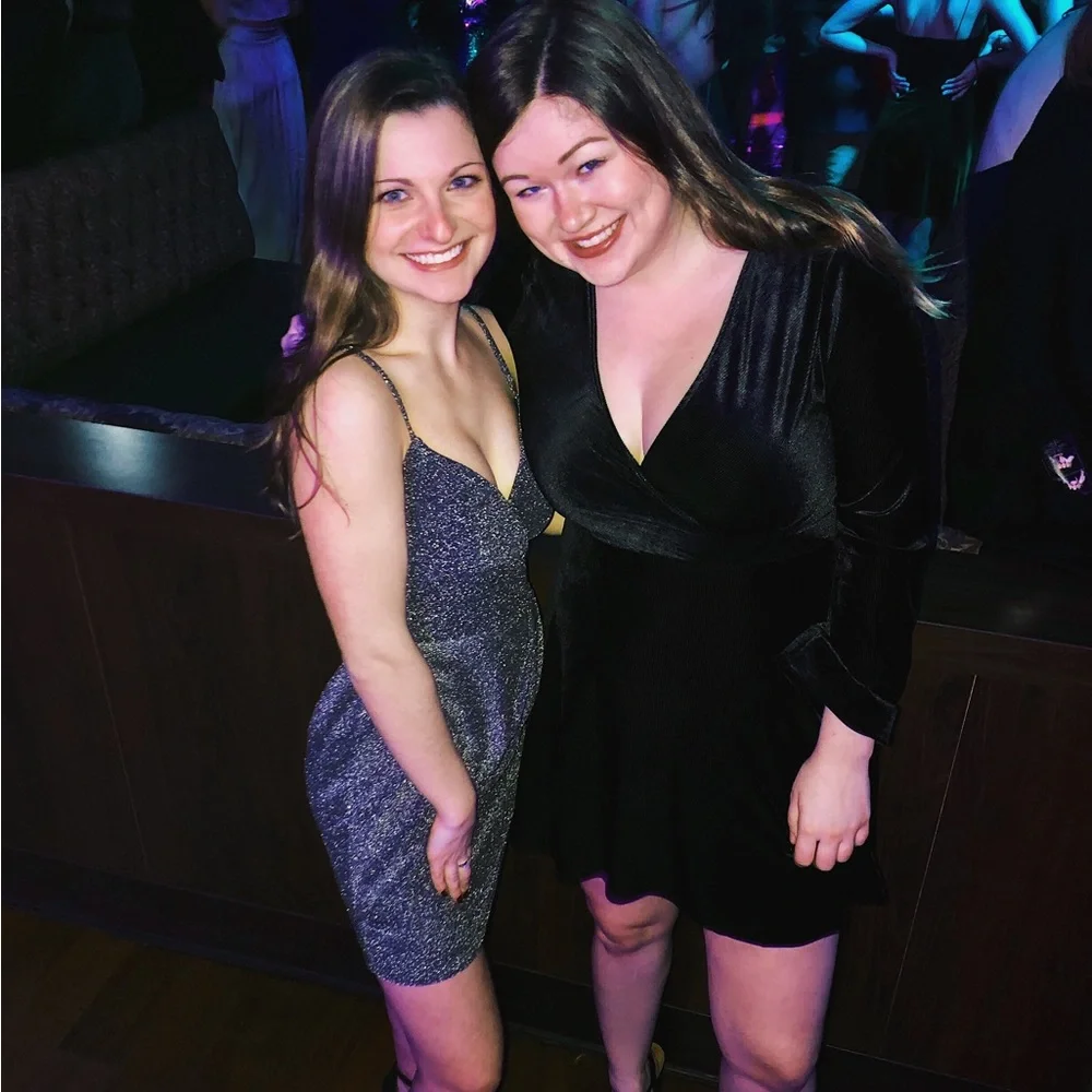 Silver Bodycon Dress - PERFECT FOR NYE! - Picture 2 of 7